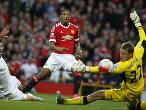 Màn ra mắt tuyệt hảo của Anthony Martial trước Liverpool
