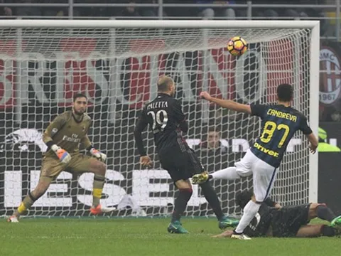Màn rượt đuổi tỷ số ngoạn mục trong trận Derby Milano