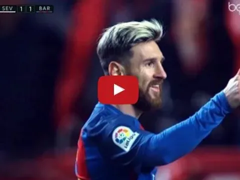 Màn trình diễn ấn tượng của Lionel Messi vs Sevilla
