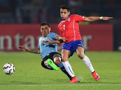 Màn trình diễn của Alexis Sanchez (Chile) vs Uruguay