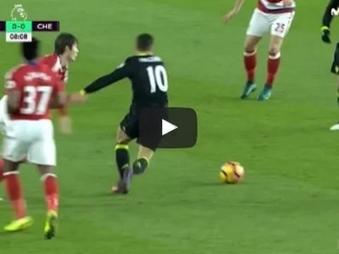 Màn trình diễn của Eden Hazard vs Middlesbrough