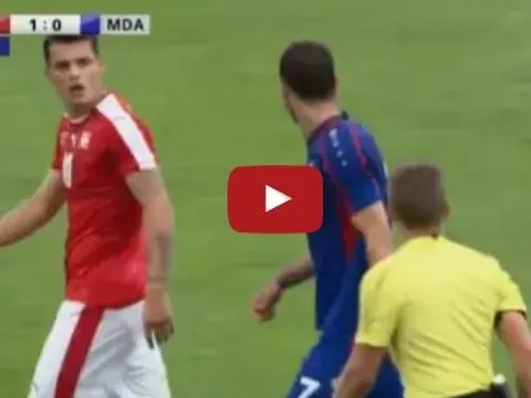 Màn trình diễn của Granit Xhaka vs Moldova