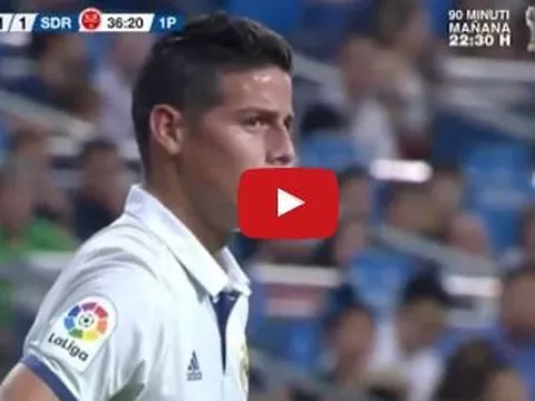 Màn trình diễn của James Rodriguez vs Stade de Reims