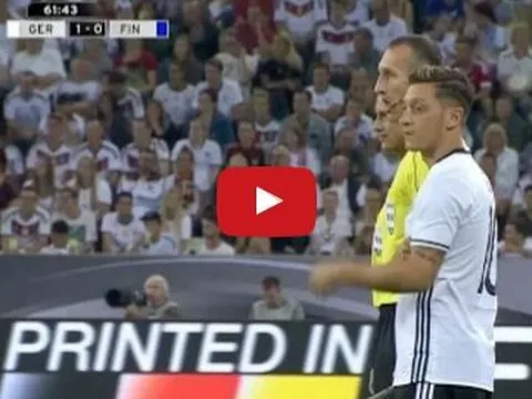 Màn trình diễn của Mesut Oezil vs Phần Lan