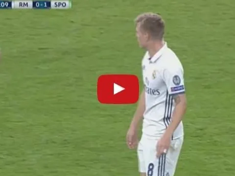 Màn trình diễn của Toni Kroos vs Sporting Lisbon