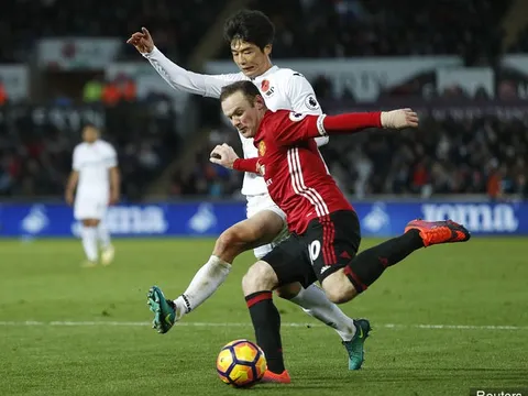 Màn trình diễn của Wayne Rooney vs Swansea