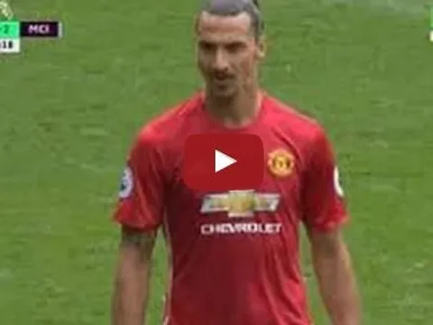Màn trình diễn của Zlatan Ibrahimovic vs Manchester City