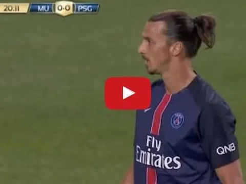 Màn trình diễn của Zlatan Ibrahimovic vs Manchester United