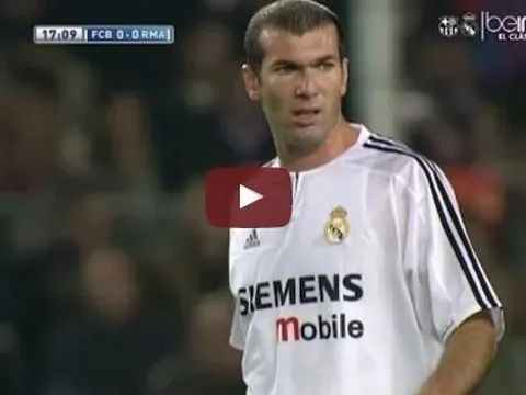 Màn trình diễn kĩ thuật của Zinedine Zidane vs Barcelona (2003)