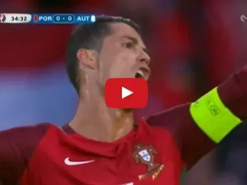 Màn trình diễn thất vọng của Cristiano Ronaldo vs Áo