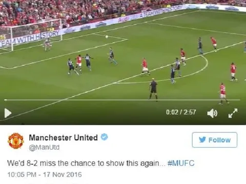 Man United troll Arsenal trước thềm đại chiến