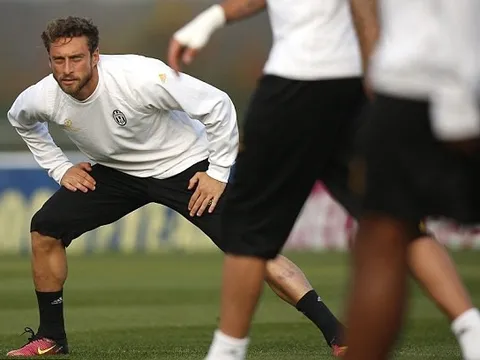 Marchisio nỗ lực tuyệt vời trên sân tập Juventus