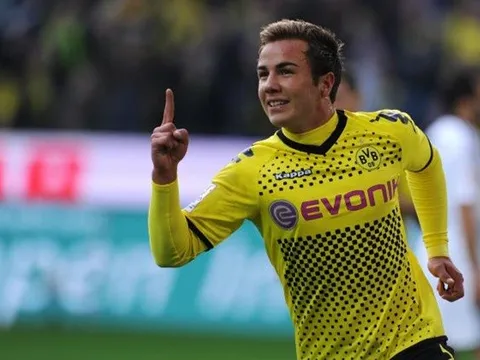 Mario Goetze từng rất bùng nổ trong màu áo Dortmund