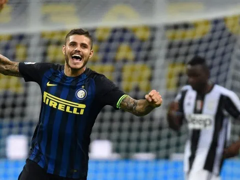 Mauro Icardi chơi cực hay, làm khổ hàng thủ Juventus