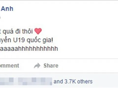 MC Phan Anh 'phát cuồng' vì U19 Việt Nam