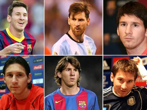 Hình ảnh Messi qua 12 năm thi đấu chuyên nghiệp