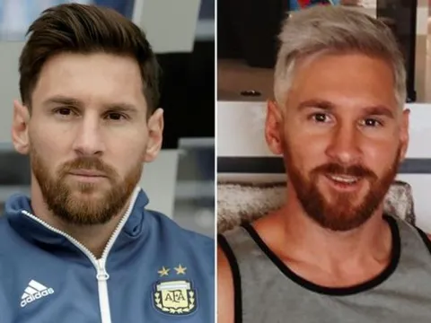 Messi tiết lộ lí do để tóc bạch kim