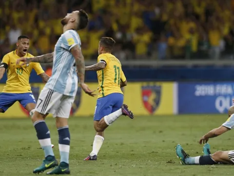 Messi mờ nhạt, Brazil hủy diệt Argentina