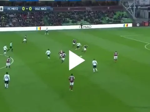 Metz 2 - 4 Nice (vòng 10 Ligue 1)