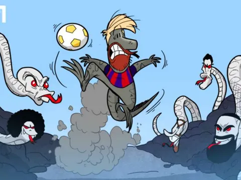 Thằn lằn Messi chạy thoát kỳ diệu khỏi lũ rắn độc