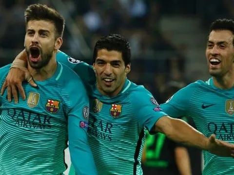 Monchengladbach 1-2 Barcelona (vòng bảng Champions League)