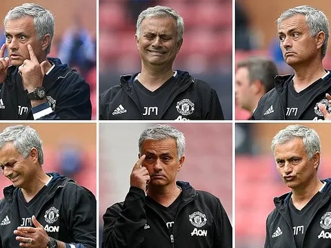 Mourinho mặt nhăn mày nhó trong chiến thắng đầu tay cùng Manchester United