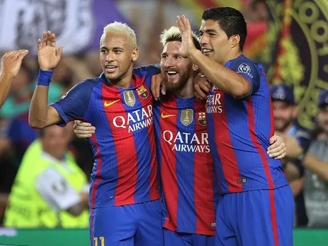 MSN tỏa sáng, Barca hủy diệt Celtic với tỷ số 7-0