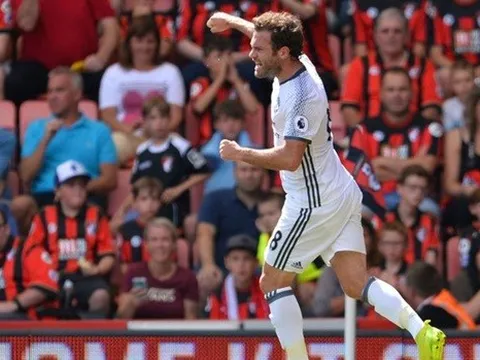 M.U đại thắng, Mourinho khen Juan Mata hết lời