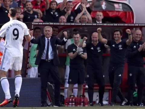 Ibra, Rooney đồng loạt nổ súng, Man United giành trọn 3 điểm trên sân Bournemouth