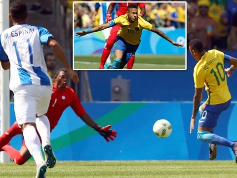 Neymar ghi bàn giây thứ 14, Brazil hủy diệt Honduras bằng chiến thắng 6 sao