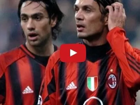 Nghệ thuật phòng ngự của Paolo Maldini và Nesta