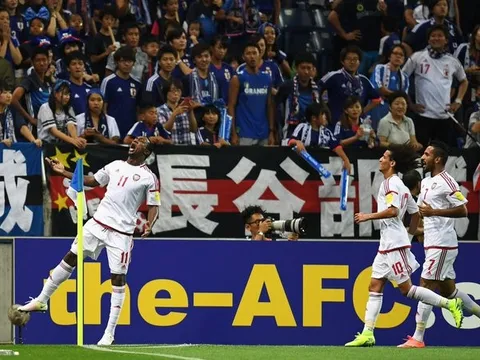Nhật Bản 1-2 UAE (Vòng loại thứ ba World Cup 2018)