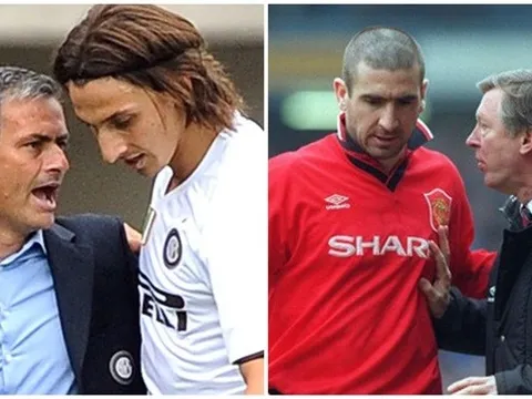 Nhìn Mourinho và Ibrahimovic, chợt nhớ đến Sir Alex Ferguson và Cantona