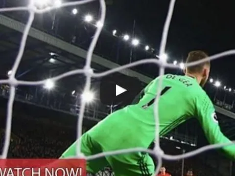 Những pha cứu thua tuyệt đẹp của David de Gea vs Everton
