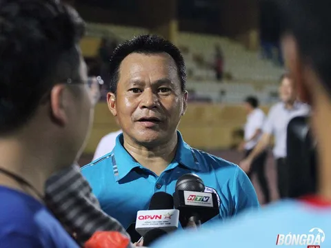 HLV Lư Đình Tuấn: Chúng tôi hạnh phúc khi mang lại niềm vui cho người hâm mộ bóng đá TP.HCM