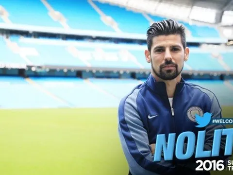 CHÍNH THỨC: Man City công bố thương vụ Nolito