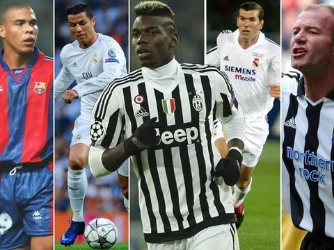 Paul Pogba và những cột mốc chuyển nhượng đáng nhớ trong lịch sử bóng đá thế giới