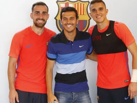 Pedro bất ngờ trở lại Barca