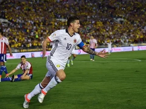 Pha dứt điểm quyết đoán của James Rodriguez vs Paraguay