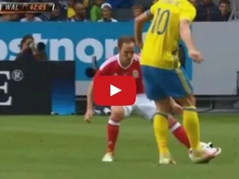 Pha 'xâu kim' cực khéo của Zlatan Ibrahimovic