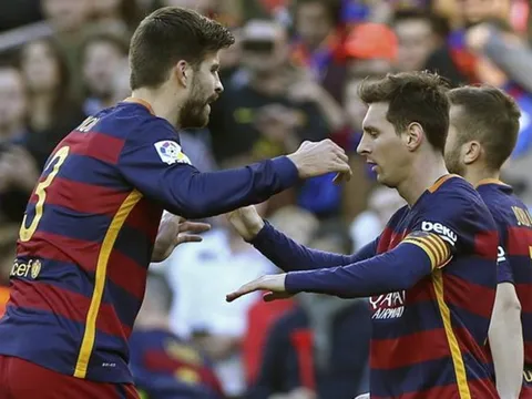 Bị loại khỏi EURO, Pique vẫn không quên an ủi Messi