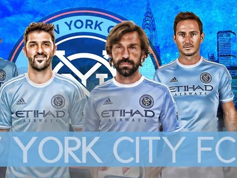 Pirlo - Lampard - Villa phối hợp ra sao tại MLS?