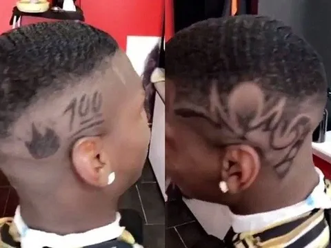 Pogba chuẩn bị cho đại chiến Liverpool bằng kiểu tóc mới