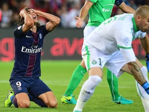 PSG hòa bạc nhược, Cavani ôm đầu uất hận