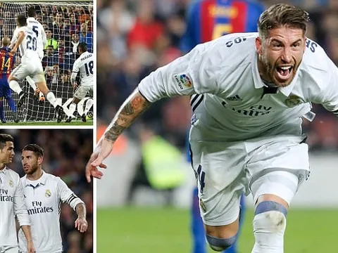 Ramos đánh đầu phút cuối, Real Madrid thoát thua siêu kinh điển
