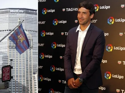 Raul giải thích lý do xuất hiện tại văn phòng Barca