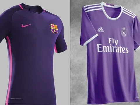 Real, Barca "đỏ mặt" vì áo đấu mới ra mắt