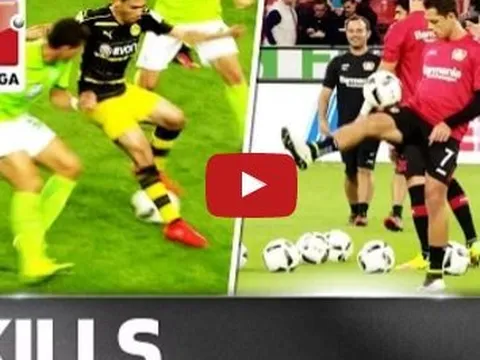 Ribéry, Chicharito, Thiago và những pha biểu diễn kĩ thuật vòng 4 Bundesliga