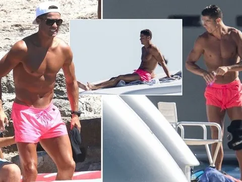 Ronaldo lại diện quần hồng, làm chị em thao thức
