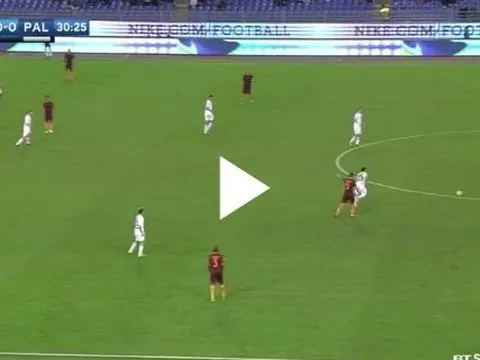 Roma 4 - 1 Palermo (vòng 9 Serie A)